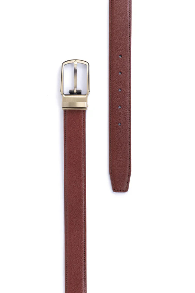 Hexagona Leather Belt